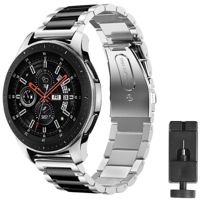 Rannekoru ruostumatonta terästä Samsung Galaxy Watch 46mm - Sv / hop