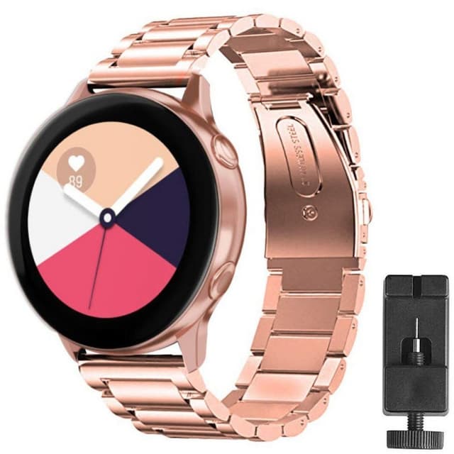 Rannekoru ruostumatonta terästä Samsung Galaxy Watch Active - Rosè