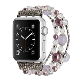 Apple Watch 42 mm kristalyagaatti - hopea