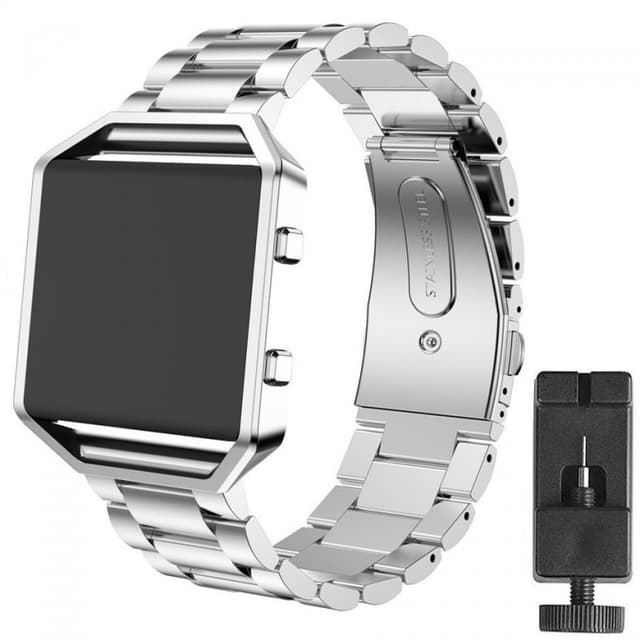 Armband rostfritt stål Fitbit Blaze - Silver