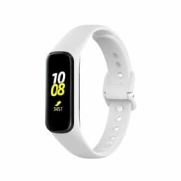 Sport Armband Silikon Samsung Galaxy Fit E (SM-R375) - Vit