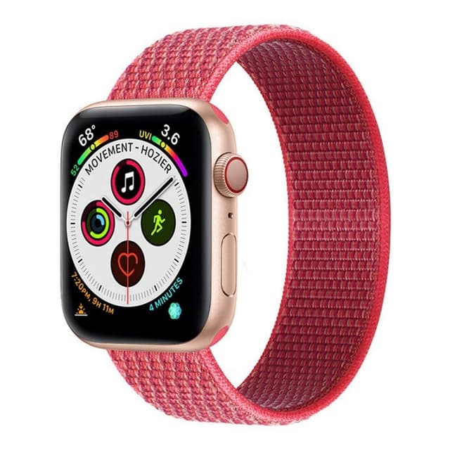 Apple Watch 5 (40 mm) nylonrannekoru - Hibiskus