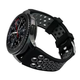Sport rannekoru reikä Samsung Gear S3 musta-harmaa