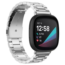 Armbånd Rustfritt stål Fitbit Sense - Sølv