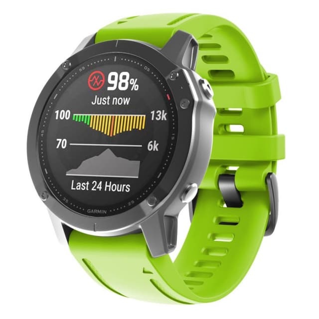 Sport Rannekoru Garmin Fenix 6S - Lime