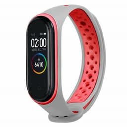 EBN Armbånd Xiaomi Mi Band 3/4 - Grå / rosa