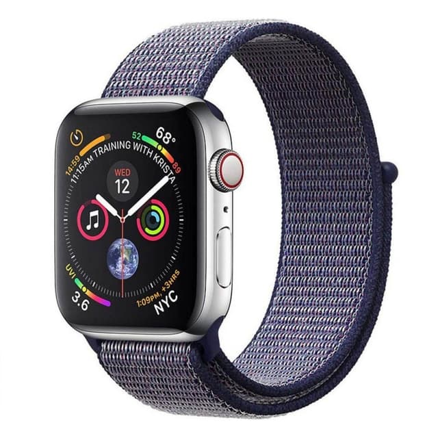 Apple Watch 4 (44 mm) nylonrannekoru - keskiyön sininen