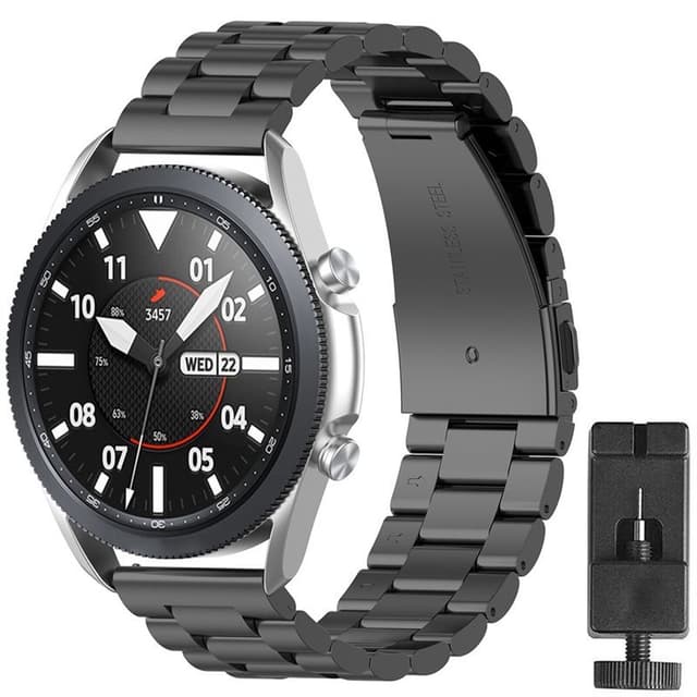 Armbånd rustfri stål Samsung Galaxy Watch 3 (41mm) - Sort