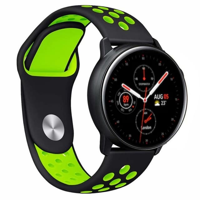 EBN Armbånd Samsung Galaxy Watch Active 2 - Sort / Grøn