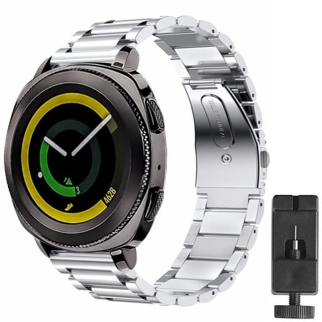 Rannekoru ruostumatonta terästä Samsung Gear Sport - hopea