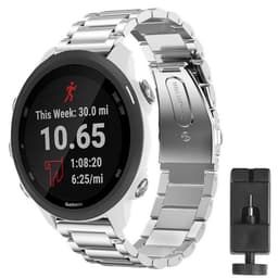 Rustfritt stål armbånd GARMIN Forerunner 245 / 245M - Sølv