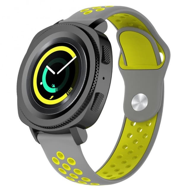 EBN Sport rannekoru Samsung Gear Sport - harmaa / keltainen
