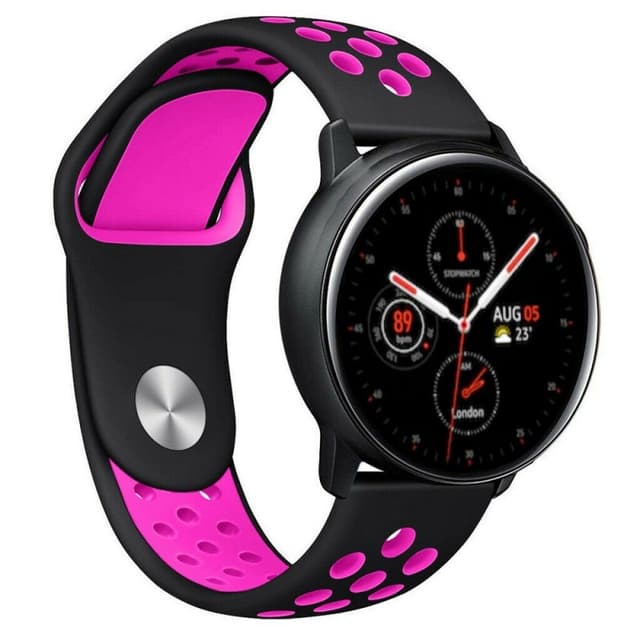 EBN-rannekoru Samsung Galaxy Watch Active 2 - musta / vaaleanpunainen