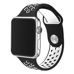 Apple Watch 42mm Sport armbånd Svart / Hvit
