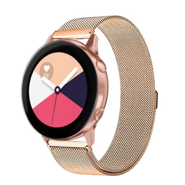 Milanese RSF teräsrannekoru Samsung Galaxy Watch Active -Kulta