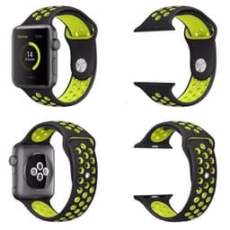 Apple Watch 42mm Sport Armbånd  Sort-gul