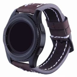 Nahkarannekoru kypsä Samsung Gear S3 Frontier / Classic (ruskea)