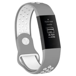 EBN Sport armbånd Fitbit Charge 3 - Grå / hvit