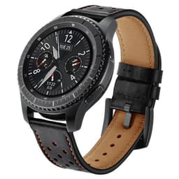 Lærarmbånd Samsung Gear S3 Frontier / Classic (svart)