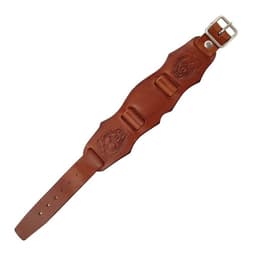 Ruotsissa valmistettu CUFF-nahkarannekoru  - konjakki