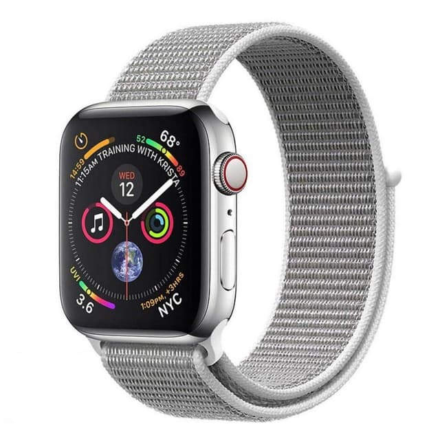 Apple Watch 4 (44mm) Nylon armbånd - Seashell