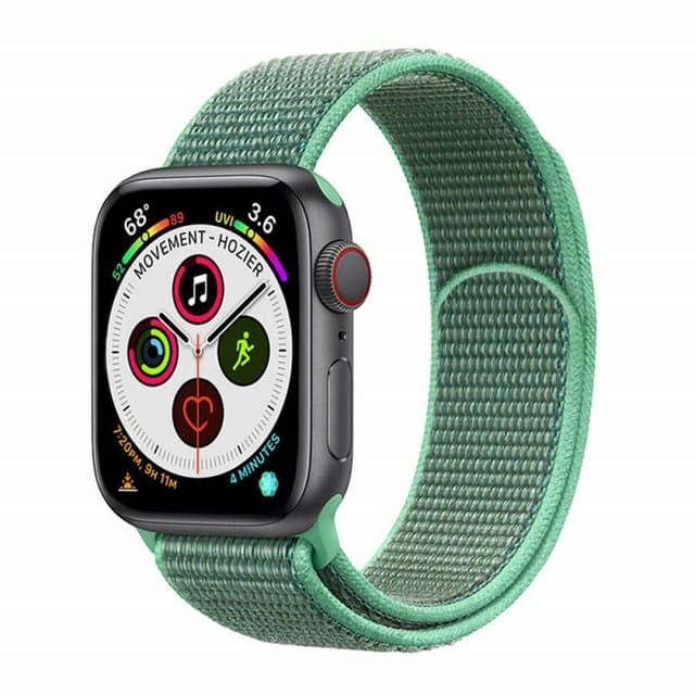 Apple Watch 5 (44 mm) nylonrannekoru - Spearmint