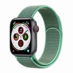 Apple Watch 5 (44mm) Nylon Armbånd - Spearmint