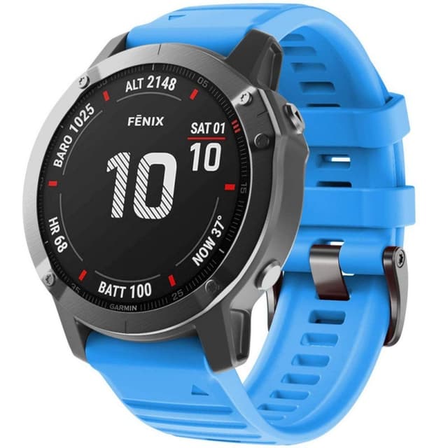 Sport Rannekoru Garmin Fenix 6 - vaaleansininen