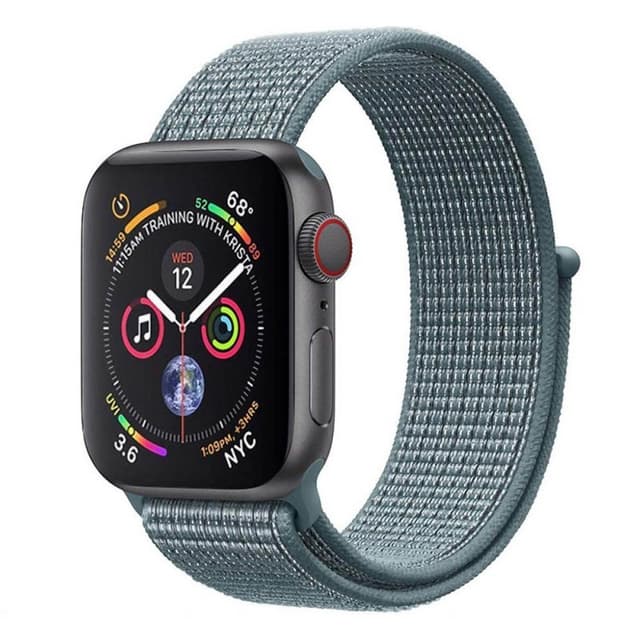 Apple Watch 4 (44 mm) nylonrannekoru - taivaanvihreä