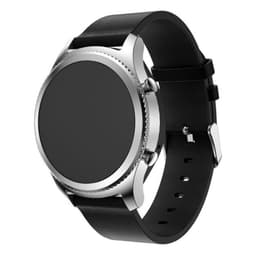 FX2 nahkarannekoru Samsung Gear S3 Frontier / Classic (musta)