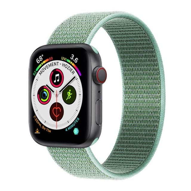 Apple Watch 5 (44 mm) nylonrannekoru - Marine Green