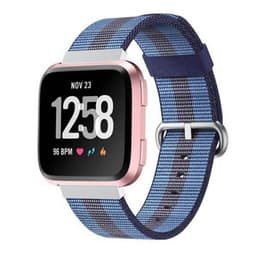 Nylon armbånd for Fitbit Versa / Versa Lite - Mblå