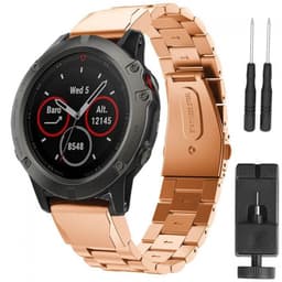 Armbånd RSF stål Garmin Fenix 3 / 5X / 5X Plus - Rosè