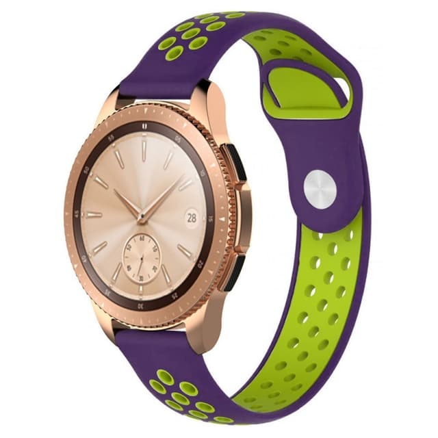 EBN Sport rannekoru Samsung Galaxy Watch 42mm Violetti / Vihreä (S)