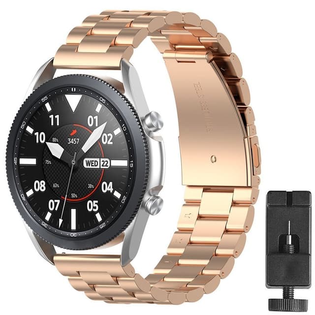 Rannekoru ruostumatonta terästä Samsung Galaxy Watch 3 (45mm) - Ruus