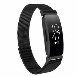 Milanese magneettinen rannekoru FITBIT Inspire / Inspire HR - musta