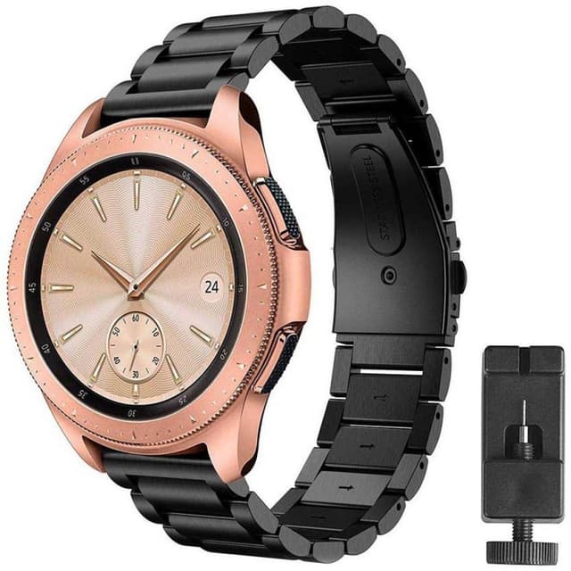 Armband rostfritt stål Samsung Galaxy Watch 42mm - Svart
