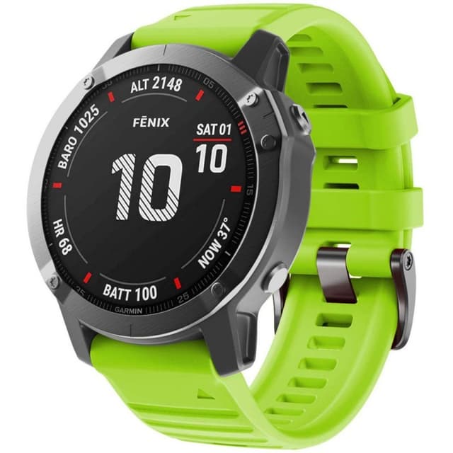 Sport Rannekoru Garmin Fenix 6 - Lime