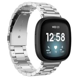 Armbånd Rustfritt stål Fitbit Versa 3 - Sølv