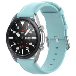 Læderarmbånd Samsung Galaxy Watch 3 (41mm) - Lyseblå