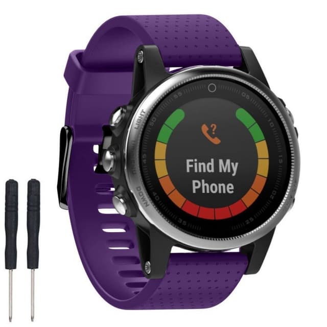 Sport Rannekoru Garmin Fenix 5S - Violetti