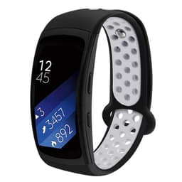 EBN Armband Samsung Gear Fit 2 / 2 Pro - Svart/vit