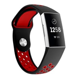 Fitbit Charge 3 EBN Sport rannekoru - musta / punainen