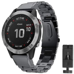 Rannekoru ruostumatonta terästä Garmin Fenix 6X - musta