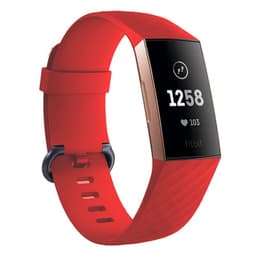 Sport Rannekoru Fitbit Charge 3 - punainen
