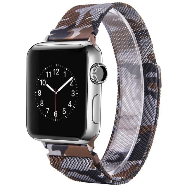 Apple Watch 42 rannekoru Milanese Camo - ruskea