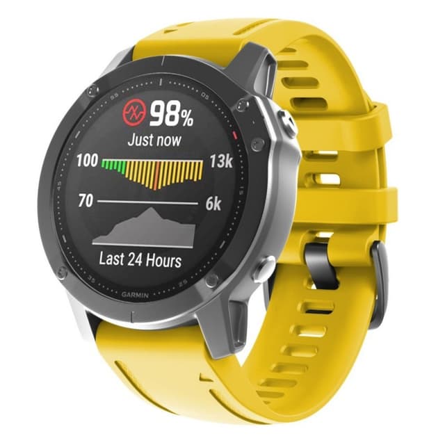 Sport Rannekoru Garmin Fenix 6S - keltainen