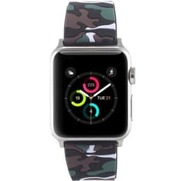 Apple Watch 38mm Camo Rannekoru - Musta / Valkoinen