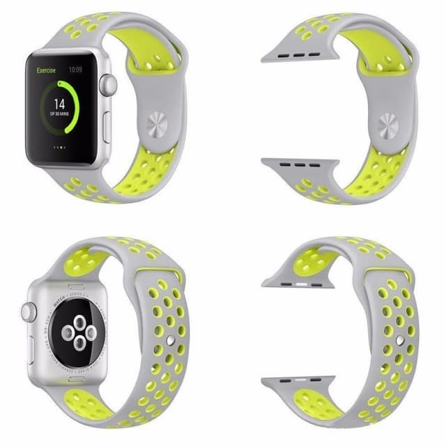 Apple Watch 38mm Sport rannekoru valkokeltainen