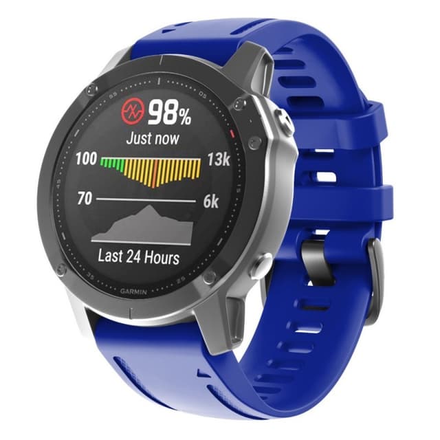 Sport Rannekoru Garmin Fenix 6S - Tsininen